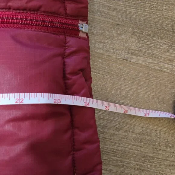 The North Face Girl's Size Large Down Maroon Gray Series 600